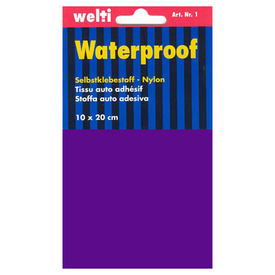 Selbstklebestoff Nylon 10 x 20 cm - violett image number